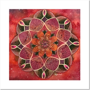 Mandala Flower Posters and Art